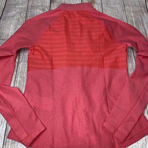 Under Armour Women’s Medium Fitted Vented Track Jacket Gala Pink NEW - Picture 2 of 3